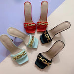 Load image into Gallery viewer, Chain Reaction Sandals - ÈquilibreFashions
