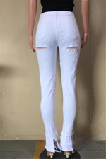 Load image into Gallery viewer, Camille Distressed Jeans - ÈquilibreFashions
