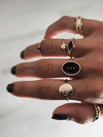Load image into Gallery viewer, Heart Eye Geometric Rings Set For Women - ÈquilibreFashions
