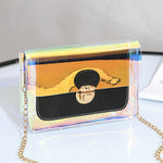 Load image into Gallery viewer, Laser PVC Transparent Chain Crossbody Bags - ÈquilibreFashions
