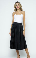 Load image into Gallery viewer, Good Will Hunting Faux Leather Skirt - ÈquilibreFashions
