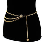 Load image into Gallery viewer, 1 pc Three-layer fashion belt body chain - ÈquilibreFashions

