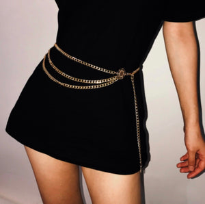 1 pc Three-layer fashion belt body chain - ÈquilibreFashions