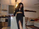 Load image into Gallery viewer, Just A Peak Two Piece Set - ÈquilibreFashions
