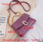 Load image into Gallery viewer, New four colors crocodiles magnetic buckle closure stylish PU crossbody - ÈquilibreFashions
