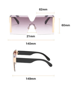 9 Colors Fashion frameless sunglasses - ÈquilibreFashions