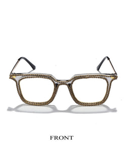 Fashion Frame Rhinestone Glasses - ÈquilibreFashions