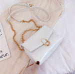 Load image into Gallery viewer, New four colors crocodiles magnetic buckle closure stylish PU crossbody - ÈquilibreFashions
