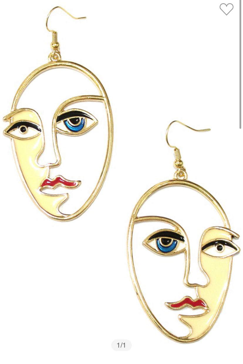 Picasso dangle earrings - ÈquilibreFashions