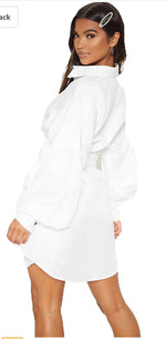 Load image into Gallery viewer, White wrap dress - ÈquilibreFashions
