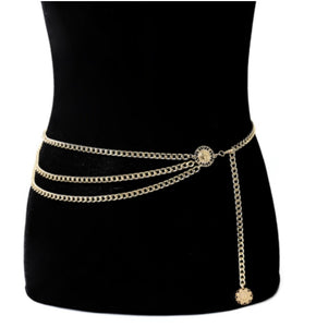 1 pc Three-layer fashion belt body chain - ÈquilibreFashions