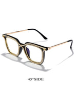 Load image into Gallery viewer, Fashion Frame Rhinestone Glasses - ÈquilibreFashions
