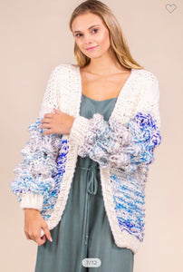 Laura Bubble Sleeved Cardigan - ÈquilibreFashions